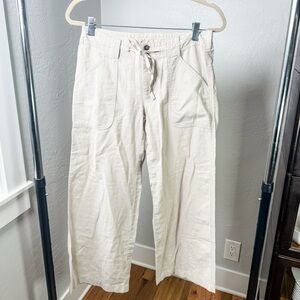 Patagonia Women’s Hemp Cotton Drawstring Pants Natural Size 2